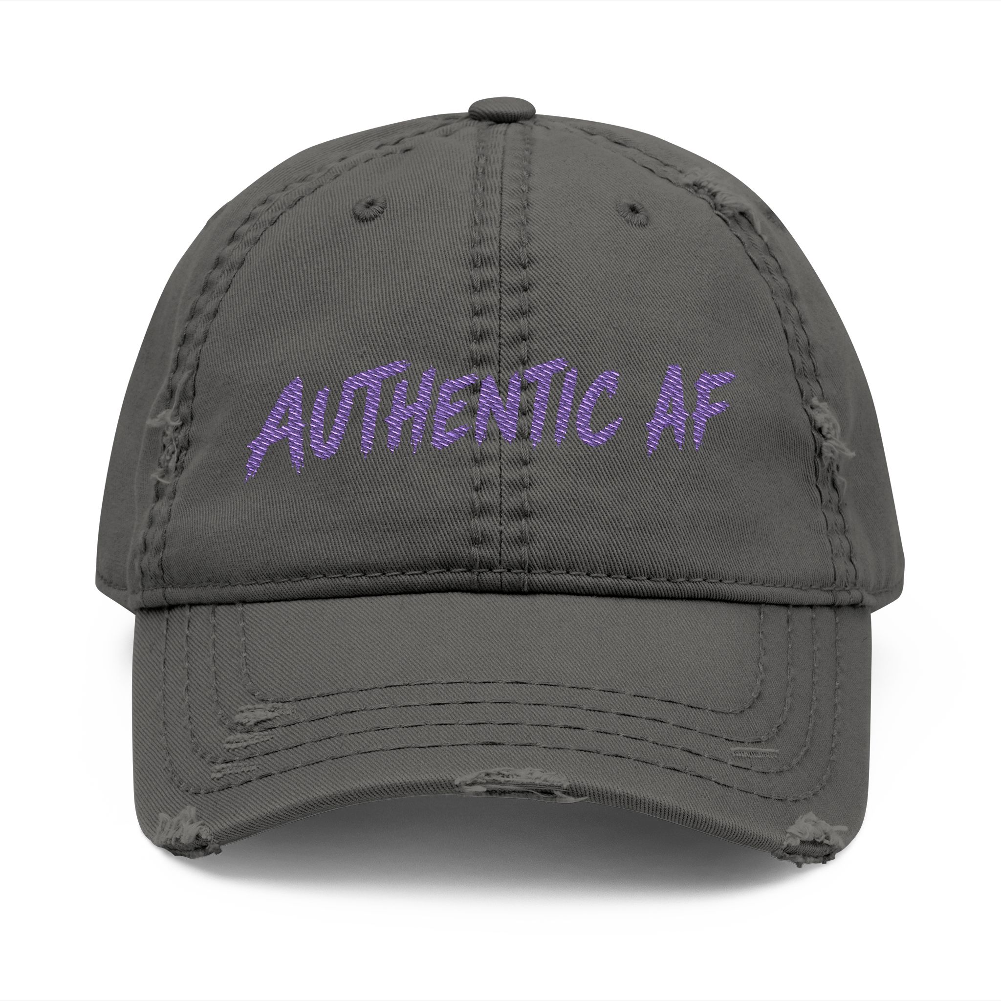 AUTHENTIC AF Distressed Dad Cap